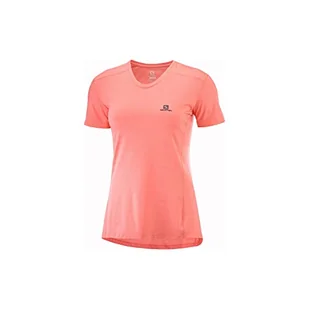 Salomon damska koszulka sportowa z krótkim rękawem, koszulka XA, poliester/elastan Pink (Desert Flower) S - Koszulki i topy damskie - miniaturka - grafika 1