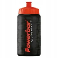 Shakery i bidony sportowe - PowerBar Bidon Czarny Buttelka dla Sportowców i Osób Aktywnych 500 ml - miniaturka - grafika 1
