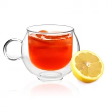 Vialli Design Amo, Filiżanka z podwójnymi ściankami, 220 ml - Filiżanki - miniaturka - grafika 1