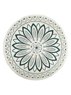 Dywany - Ethnical Life Dywan w kolorze czarno-kremowym - Ø 90 cm - miniaturka - grafika 1