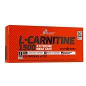 Witaminy i minerały dla sportowców - Olimp L-Carnitine 1500mg Extreme 120 Mega Caps roz uniw 5901330028847 - miniaturka - grafika 1