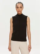 Bluzki damskie - Calvin Klein Golf K20K207568 Czarny Slim Fit - miniaturka - grafika 1