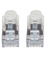 Patchcordy - Intellinet Network Solutions Patchcord Cat6A SFTP CU 0.50m szary 317092 - miniaturka - grafika 1
