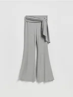 Spodnie damskie - Reserved - Spodnie z wiskozą - jasnoszary - miniaturka - grafika 1