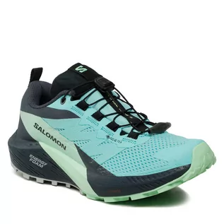 Buty sportowe damskie - Buty Salomon Sense Ride 5 Gore-Tex L47216000 Blue Radiance/Green Ash/India Ink - grafika 1