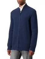 Swetry damskie - G-STAR RAW Dzianina kardigan z grubej dzianiny, Niebieski (Rank Blue D23533-d170-868), M - miniaturka - grafika 1