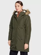 Kurtki damskie - Helly Hansen Parka Mayen 53303 Zielony Regular Fit - miniaturka - grafika 1