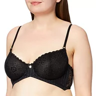 Biustonosze - s.Oliver RED LABEL Bodywear LM Damski biustonosz Amelie formowany, czarny, 75C - miniaturka - grafika 1