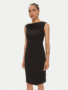 Calvin Klein Sukienka koktajlowa K20K207180 Czarny Slim Fit - Sukienki - miniaturka - grafika 1