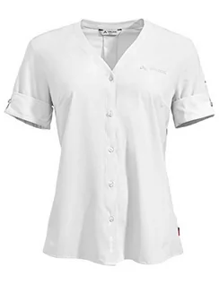 Bluzki damskie - Vaude Damska bluzka Women's Skomer Shirt III, biała, 46, 41817 41817 - grafika 1