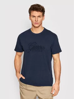 Koszulki męskie - GUESS T-Shirt M2GI60 I3Z00 Granatowy Regular Fit - grafika 1