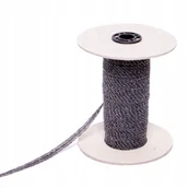 Pasmanteria - Taśma FLIZELINOWA czarna skośna SZEWBAND 2mb - miniaturka - grafika 1