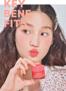 Laneige Sleeping Care Lip Sleeping Mask Berry - maska do ust - Balsamy do ust - miniaturka - grafika 4