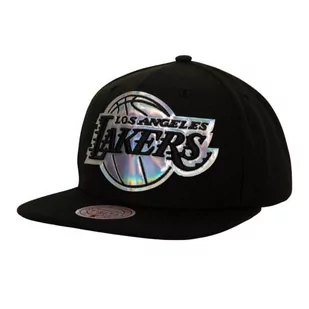 Czapka z daszkiem Mitchell & Ness NBA Iridescent Xl Logo Los Angeles Lakers - Czapki męskie - miniaturka - grafika 1