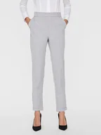 Spodnie damskie - Vero Moda Spodnie chino w kolorze szarym - miniaturka - grafika 1