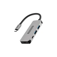 Adaptery i przejściówki - Sitecom Hub USB-C 4 por 2xUSB-A + 2XUSB-C 5Gbps - miniaturka - grafika 1