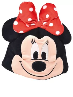 Czapki dla dzieci - Disney Minnie Mouse Czapka "Minnie" w kolorze czarno-czerwonym - grafika 1