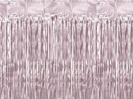 Sylwester - Party Deco Kurtyna - zasłona na drzwi metaliczna wrzosowa - 2,5 m x 90 cm - miniaturka - grafika 1