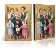 Ikony i obrazy sakralne - Ikona religijna błogosławione rodzina Ulmów - miniaturka - grafika 1