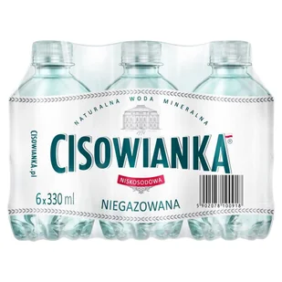 Cisowianka Naturalna woda mineralna niegazowana niskosodowa 6 x 330 ml - Woda - miniaturka - grafika 1