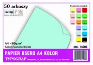 Papier do drukarek - Papier kolorowy ksero Typograf A4 80 g jasnoniebieski - miniaturka - grafika 1