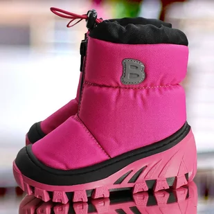 Śniegowce buty dziecięce zimowe ocieplane Bartek Fuksja 11624003 26 - Moda i Uroda OUTLET - miniaturka - grafika 1