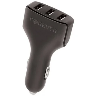 Forever Cc-05 3xusb 4.8a Ładowarka Samochodowa AKC-SAM-LAD-FOR005 - Ładowarki samochodowe - miniaturka - grafika 1