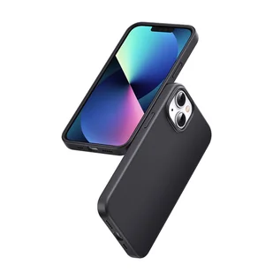 Ugreen LP626 Silky Silicone Protective Case gumowe elastyczne silikonowe etui na telefon do iPhone 14 Plus czarny (90920) - Etui i futerały do telefonów - miniaturka - grafika 1