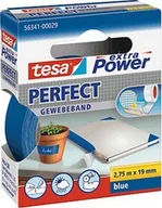 Folie i taśmy malarskie - Tesa extra Power Perfect Gewebeband 2,75m 19mm blau - miniaturka - grafika 1