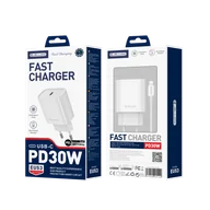 Ładowarki do telefonów - JELLICO ładowarka sieciowa EU53 PD 30W 1xUSB-C + kabel USB-C - Lightning Biały - miniaturka - grafika 1