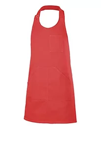 Velilla Delantal Typ Peto Krótki Y Abotonado Fartuch Przyciski Unisex-Dorosły, Czerwony koral, rozmiar uniwersalny - Fartuchy i rękawice kuchenne - miniaturka - grafika 1