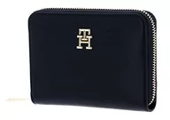 Portfele - Tommy Hilfiger Damskie kultowe portfele Tommy Medium Za, niebieski (Kosmiczny Błękit), OS - miniaturka - grafika 1