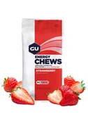 Kurtki narciarskie - Żelki energetyczne GU Energy Chews Strawberry - miniaturka - grafika 1