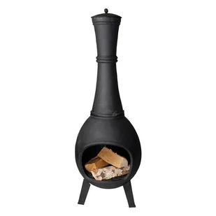 Esschert Design Kominek tarasowy 120,5cm - Ogrzewacze tarasowe - miniaturka - grafika 1