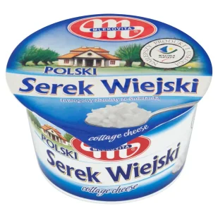 Mlekovita Polski Wiejski Serek twarogowy ziarnisty ze śmietanką 200 g - Sery - miniaturka - grafika 1