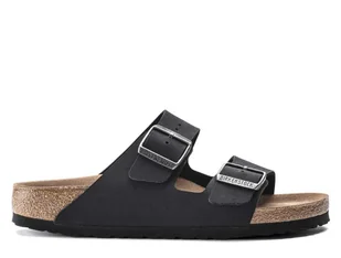Klapki damskie czarne BIRKENSTOCK ARIZONA EARTHY VEGAN BLACK 1019115 37 - Klapki i japonki damskie - miniaturka - grafika 1