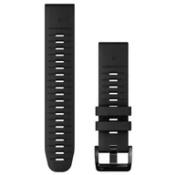 Akcesoria do zegarków - Garmin QuickFit 22 silikon (czarny) - miniaturka - grafika 1