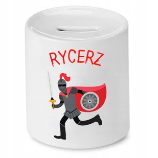 SKARBONKA DLA DZIECI SYNA CÓRKI RYCERZ PREZENT z Nadrukiem ze Zdjęciem - Skarbonki - miniaturka - grafika 1