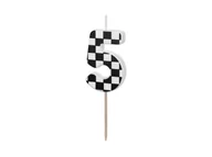 Urodziny dla dorosłych - Świeczka urodzinowa 5 5,5cm - PartyDeco - miniaturka - grafika 1