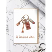 Kartki okolicznościowe i zaproszenia - Karnet Gratulacje - W końcu na swoim - miniaturka - grafika 1