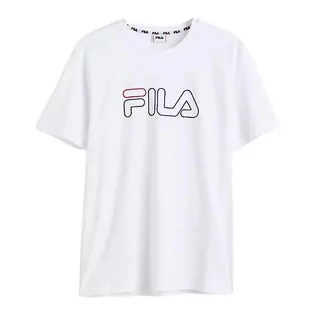 Koszulki męskie - FILA Męski T-shirt SOFADE, jasny biały, M, Bright White, M - grafika 1