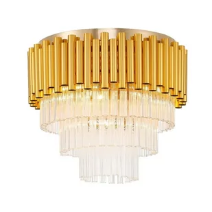 Prima lampa sufitowa 4xE14 złota 20149CM - Lampy sufitowe - miniaturka - grafika 1
