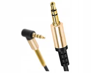 Akcesoria do słuchawek - KABEL SŁUCHAWKOWY AUX AUDIO MINI JACK Z MIKROFONEM - miniaturka - grafika 1