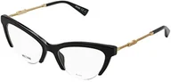 Okulary przeciwsłoneczne - Moschino Damskie okulary przeciwsłoneczne Mos612, czarne, 50, czarny - miniaturka - grafika 1
