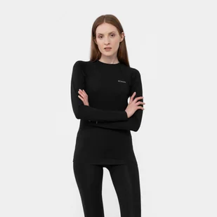 Damski longsleeve termoaktywny COLUMBIA Midweight Stretch Long Sleeve Shirt - czarny - Koszulki sportowe damskie - miniaturka - grafika 1