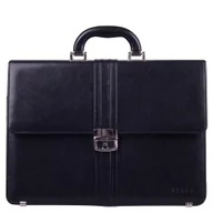 Torebki damskie - Teczka skórzana KEMER B 391/DW Czarna - miniaturka - grafika 1