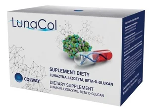 Colway LUNACOL LUNAZYNA, LIZOZYM, BETA-D-GLUKAN 60 - Suplementy naturalne - miniaturka - grafika 2