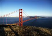 Plakaty - Golden gate bridge, San Fransisco USA, Carol Highsmith - plakat 91,5x61 cm - miniaturka - grafika 1