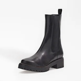 Damskie Buty zimowe GUESS IBBIE FL8IBBLEA10-BLACK – Czarny - Półbuty damskie - miniaturka - grafika 1