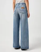 Spodnie damskie - WRANGLER SPAT LOOSE GREEN WASH 112362780 27/32 - miniaturka - grafika 1